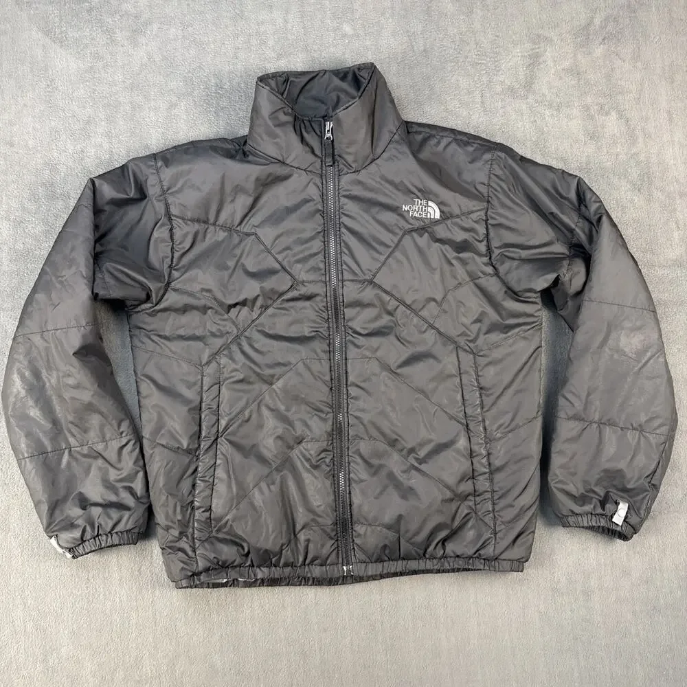 The North Face Men Vintage Black Hyvent Jacket + Puffer Liner Combo Sz. Medium